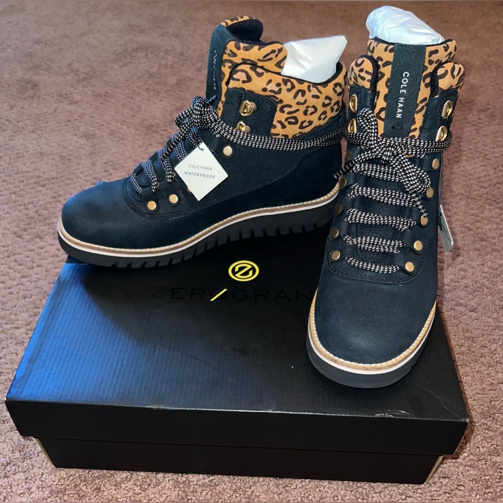 Cole Haan®Zerogrand Explorer Gateway Hiker Waterproof Boots Size 7 New in Box